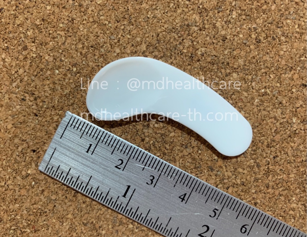 ไม้พายพลาสติก ไม้พายตักครีม ขนาด4.8*1.6cm.(100ชิ้น/ชิ้นละ1฿)