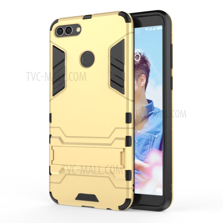 Case Huawei Y9 2018 / Pre-order * เคสพลาสติก + TPU ไฮบริดพร้อมขาตั้ง *