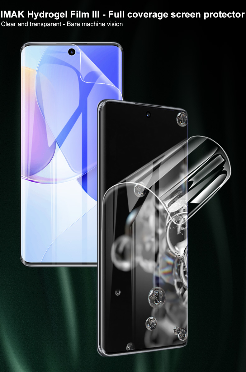 ฟิล์มกันรอย Huawei nova 9 # Pre-Order * IMAK 2 ชิ้น/เซ็ต Hydrogel Film III เต็มรูปแบบ HD Smooth Screen Protector Soft TPU Anti-Bubble ฟิล์ม *