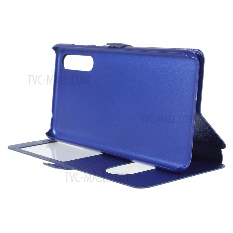 Case Huawei P20 Pro / Pre-order * พื้นผิวผ้าไหม 2 ช่องหน้าต่าง *