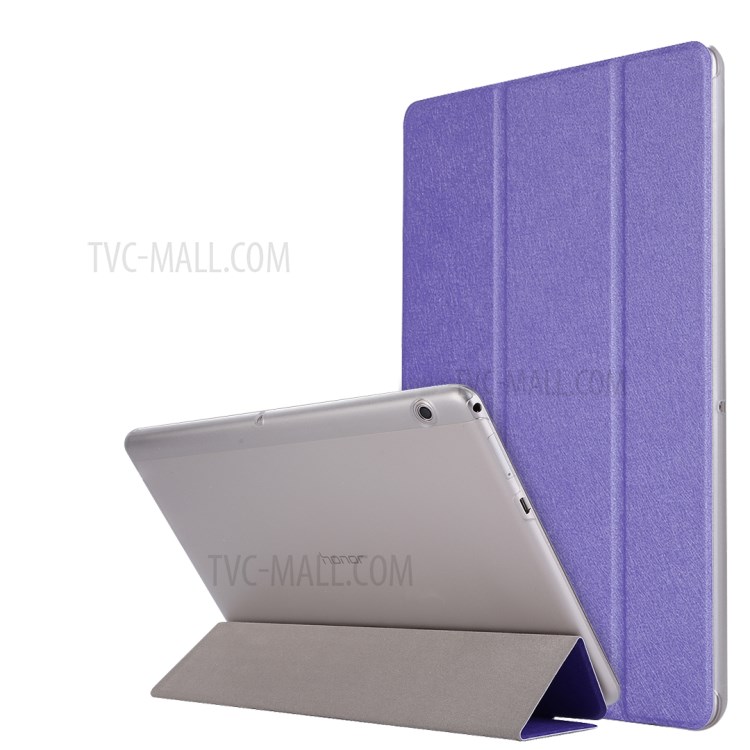 Case Huawei MediaPad T3 10 / Pre-order * เคสเนื้อผ้าไหม PU ด้านหน้า + โปร่งด้านหลัง PC *