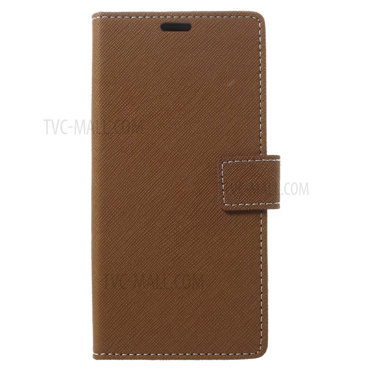 Case Lenovo Vibe P2 / Pre-order * กระเป๋าสตางค์ขาตั้ง Cross Texture ปกหนัง Folio *