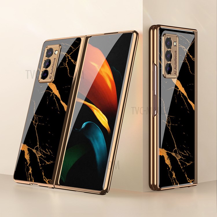 Case Galaxy Z Fold 2 5G / Pre-Order * GKK สร้างสรรค์จิตรกรรมนิรภัย galss พับเคสโทรศัพท์ปก ภาพวาดที่สร้างสรรค์อย่างมีสไตล์ *