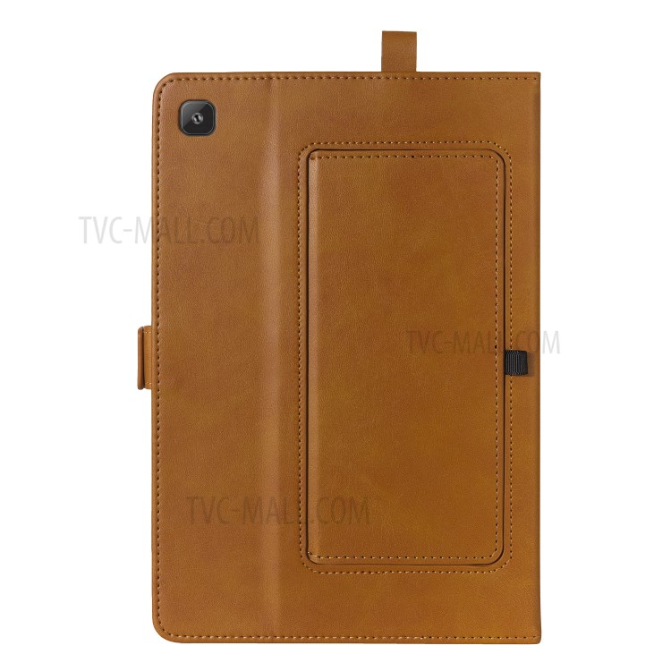 Case Samsung Galaxy Tab A7 (2020)/ Pre-Order * เคสขาตั้งคู่พร้อมช่องเสียบการ์ดฝาปิดแท็บเล็ตหนัง *