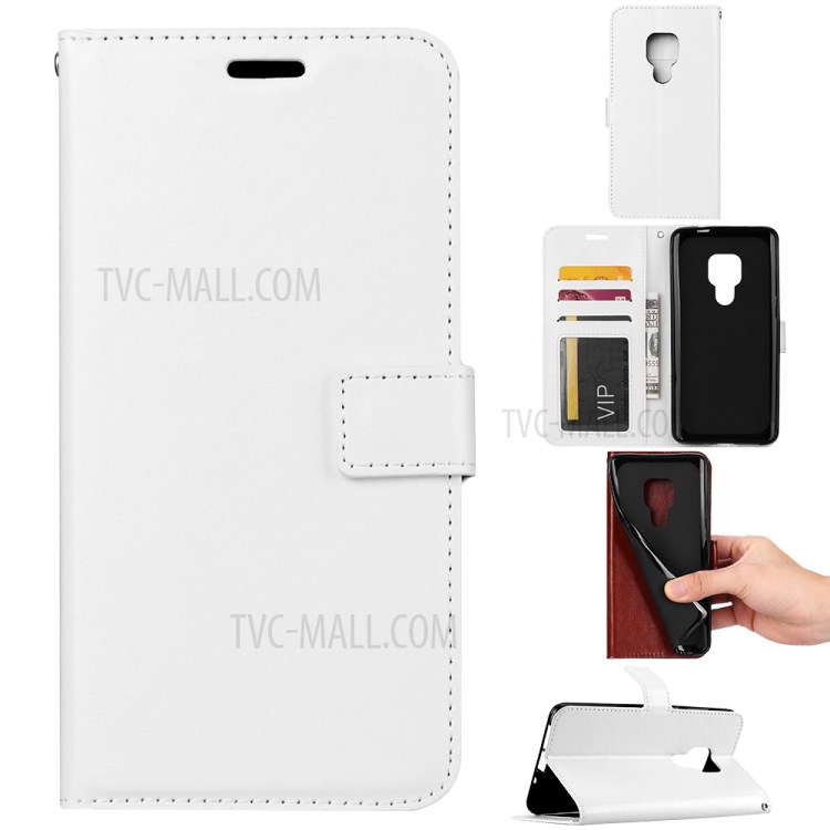 Case Huawei Mate 20 / Pre-order * เคสหนังม้าเนื้อเคสปก การออกแบบกระเป๋าสตางค์: 2 ช่องเสียบการ์ด + 1 ช่องเสียบภาพ + 1 กระเป๋า *