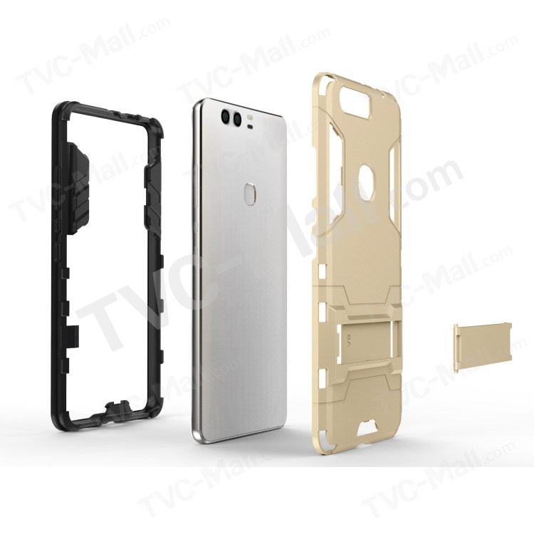 Case Huawei P9 Plus / Pre-order * เคส PC + TPU = เลเยอร์คู่คุ้มครอง ขาตั้ง *