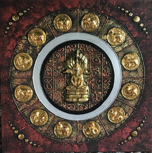ภาพมงคล ขนาด 100 x 100 cm. ลาย 025