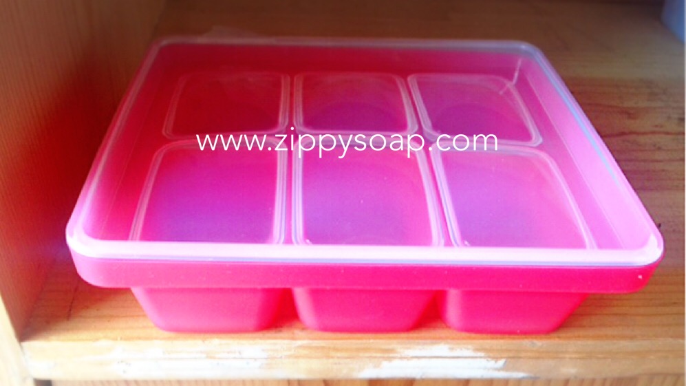 แม่พิมพ์สี่เหลี่ยม 6 ช่อง 50 g 15 x 12 x 4 cm
