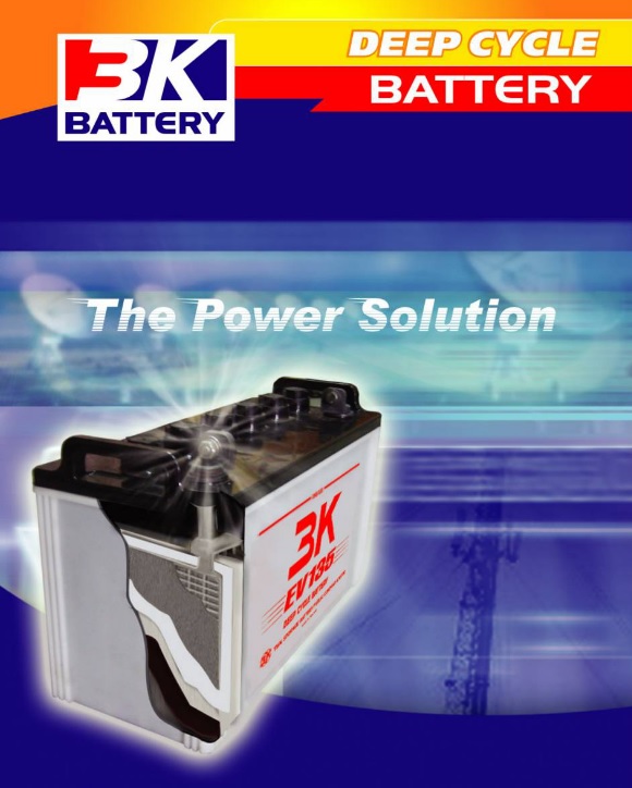 แบตเตอรี่ Deep cycle 135AH - 3K EV135LL