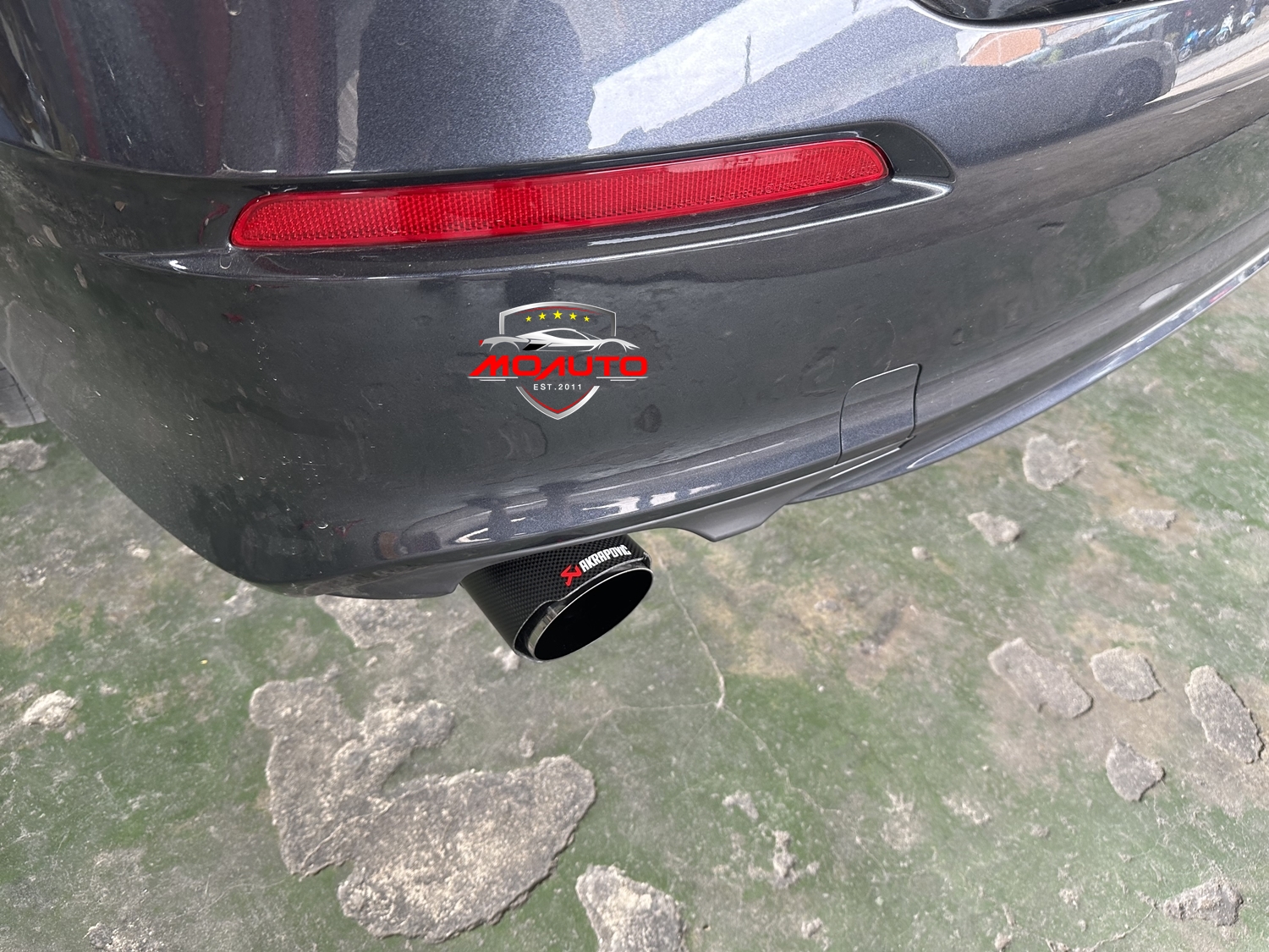 ปลายท่อพร้อมคิ้วปลายท่อกันชนท้าย สำหรับ CIVIC FE รุ่น EL และ EL+