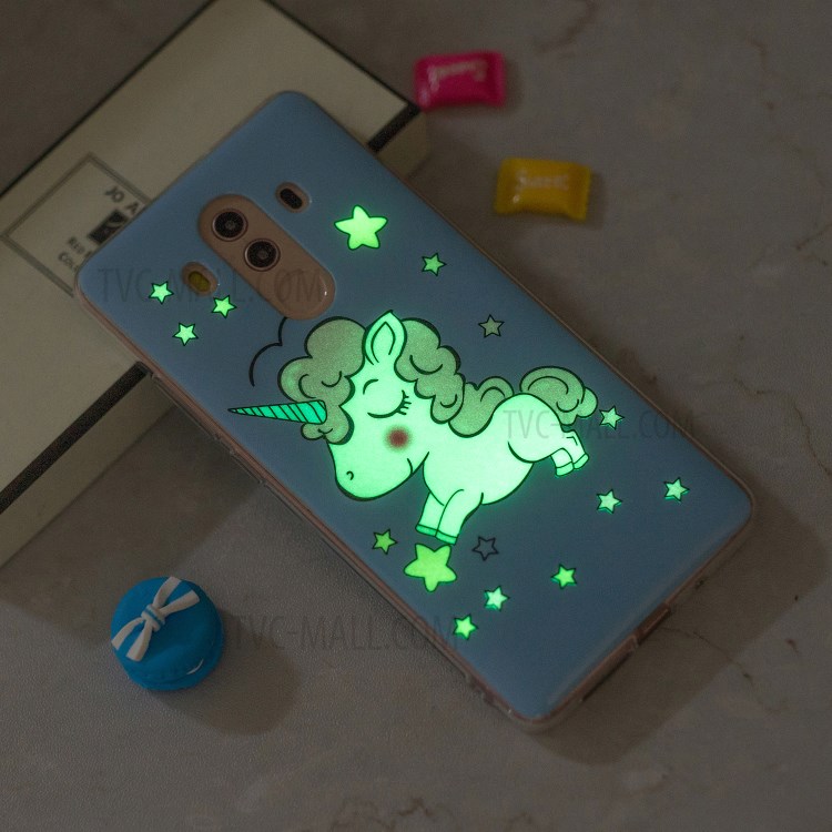 Case Huawei Mate 10 Pro / Pre-order * เอฟเฟกต์แสงส่องสว่างพิเศษตัวเรือนจะเรืองแสงในที่มืด รูปแบบสดใสดูทันสมัย *