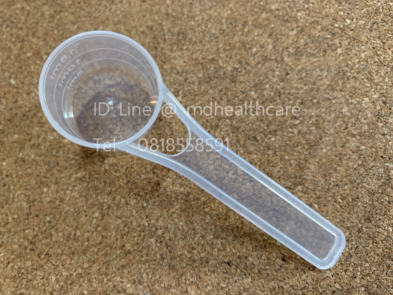 ช้อนตวง8กรัม/15ml.(cc.) ยาว9.3cm (10ชิ้น/ชิ้นละ 3บาท)