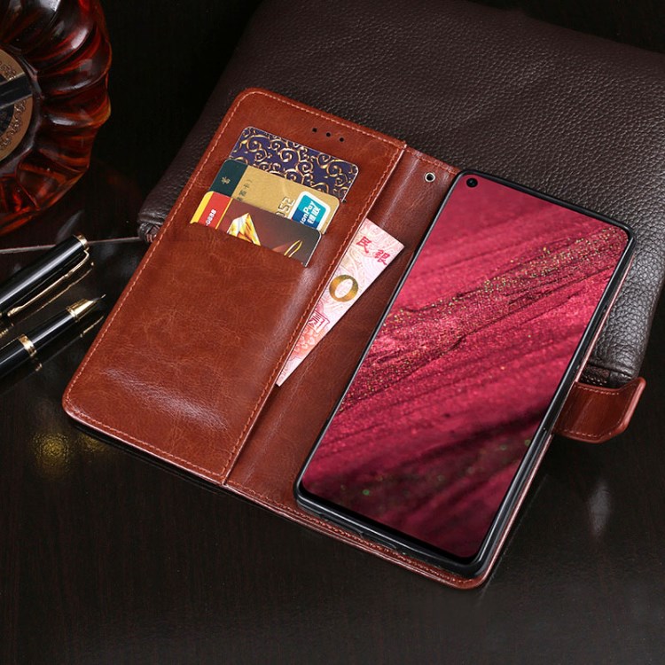 Case Huawei Nova 4 / Pre-Order * IDEWEI Crazy Horse เคสหนังกระเป๋าสตางค์ *