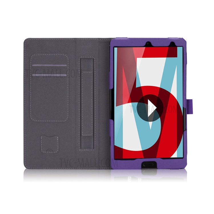 Case Huawei MediaPad M5 / Pre-Order * เคสหนัง PU Built-in สายคล้องมือยืดหยุ่นเพื่อให้ง่ายต่อการอ่านด้วยมือเดียว *