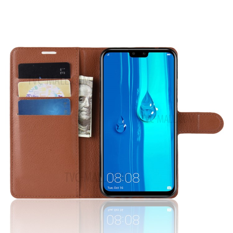 Case Xiaomi Mi Max 3 / Pre-Order * เคสผิวลิ้นจี่ ช่องเสียบการ์ด Wallet และช่องใส่เงินสด *