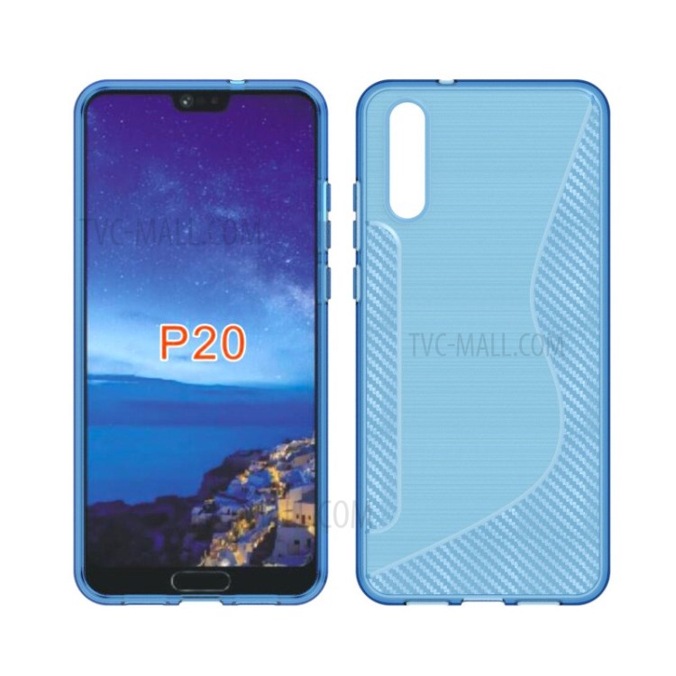 Case Huawei P20 / Pre-order * คาร์บอนไฟเบอร์ Brushed S รวมพื้นผิวแปรงและคาร์บอนไฟเบอร์ 2 ชนิด *