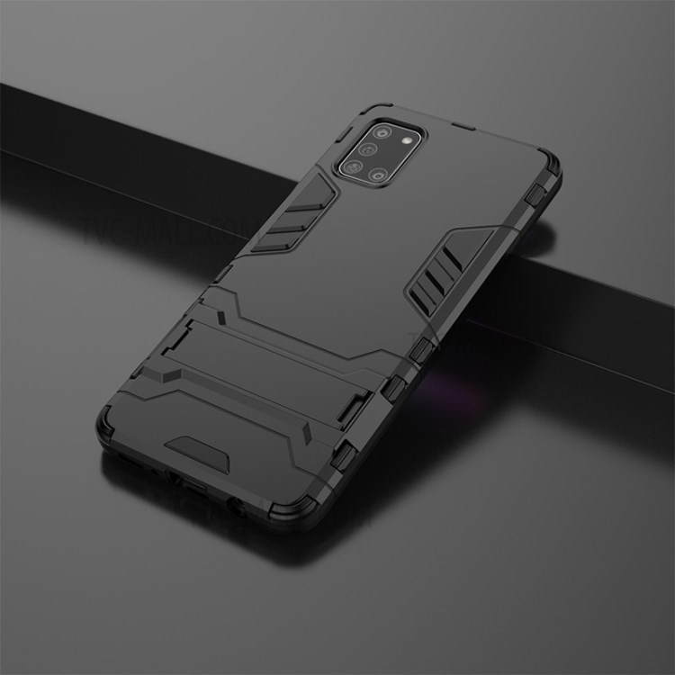 Case Samsung Galaxy A31 # Pre-Order * เคสกันกระแทกมีสไตล์ + PC พร้อมขาตั้ง พลาสติกแข็ง + TPU อ่อน = สองชั้น *