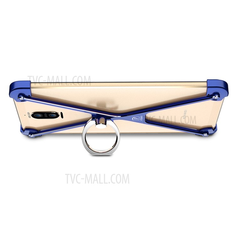 Case Huawei Mate 9 Pro / Pre-order * OATSBASF โครงโลหะรูปตัววีโลหะเงิน +แหวน *