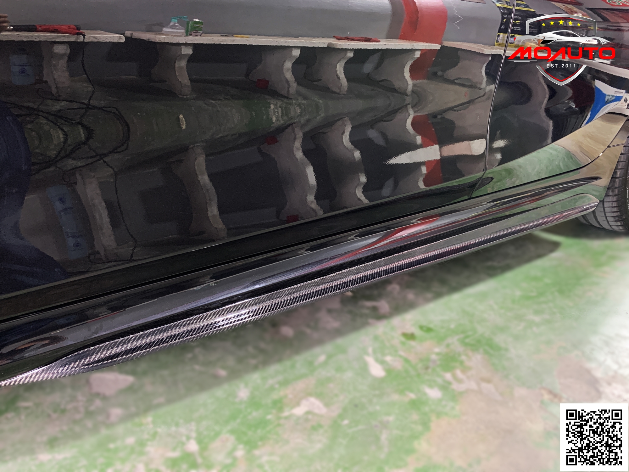 ลิ้นข้าง PURE CARBON ทรง MP BMW G20