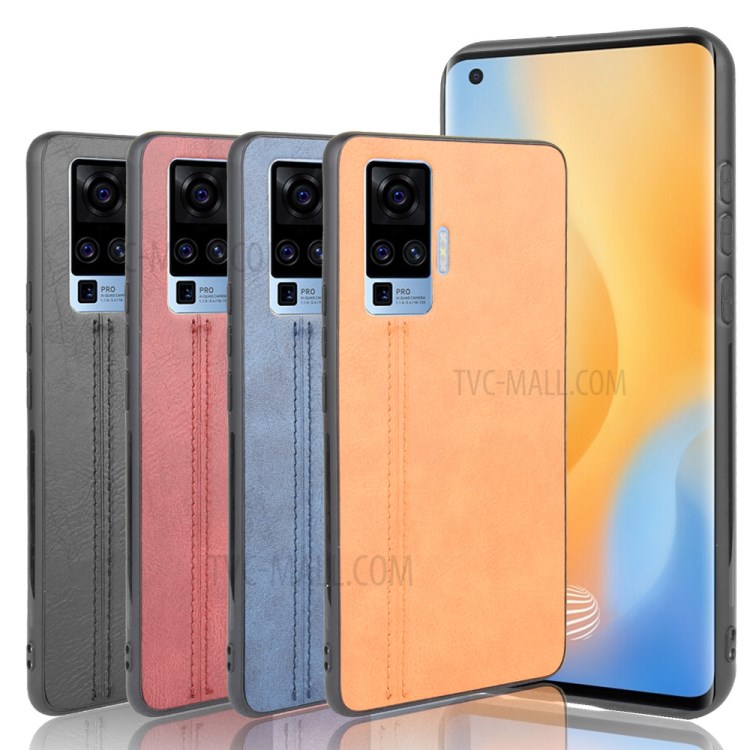 Case Vivo X50 Pro / Pre-Order * เคส TPU ดีไซน์ลายเส้นเย็บสองชั้นอันเป็นเอกลักษณ์ *