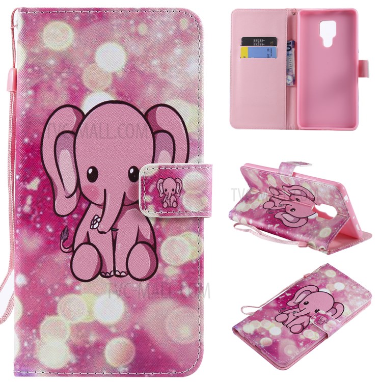 Case Huawei Mate 20 X / Pre-order * เคสกระเป๋าสตางค์ ประดับลวดลายพร้อมขาตั้ง + สายคล้องมือ *