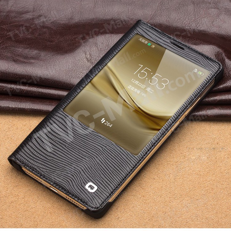 Case Huawei Mate 8 / Pre-order * QIALINO หนังวัวแท้ ปลุกอัตโนมัติขึ้น / ฟังก์ชั่นการนอนหลับ *
