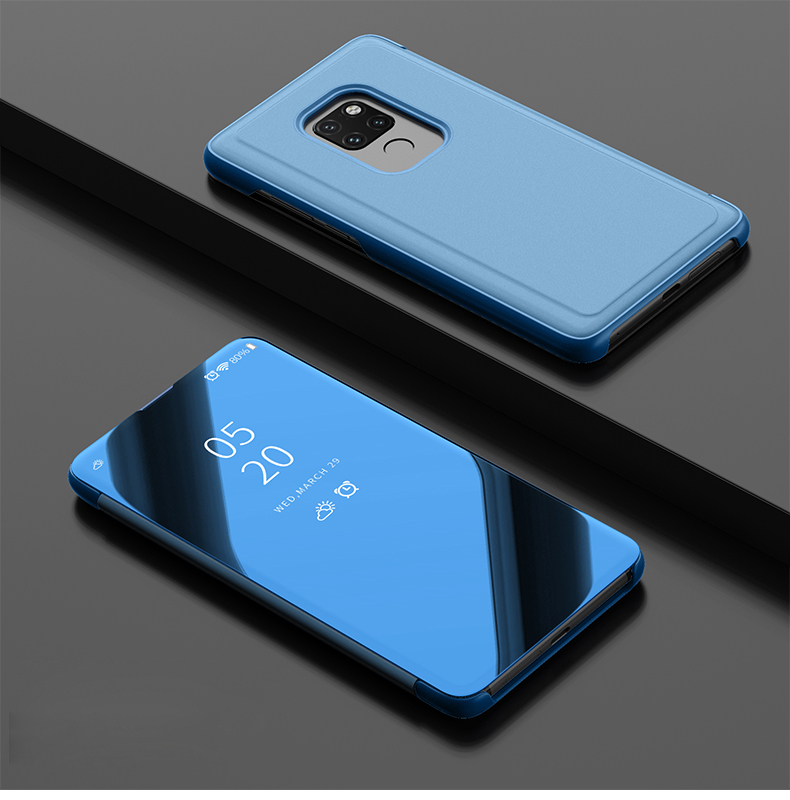 Case Huawei Mate 20 / Pre-order * เคสหน้าต่าง โปร่งแสงเพื่อความสะดวกในการรับชมข้อมูล พื้นผิวกระจกเงาสามารถใช้เป็นกระจก *