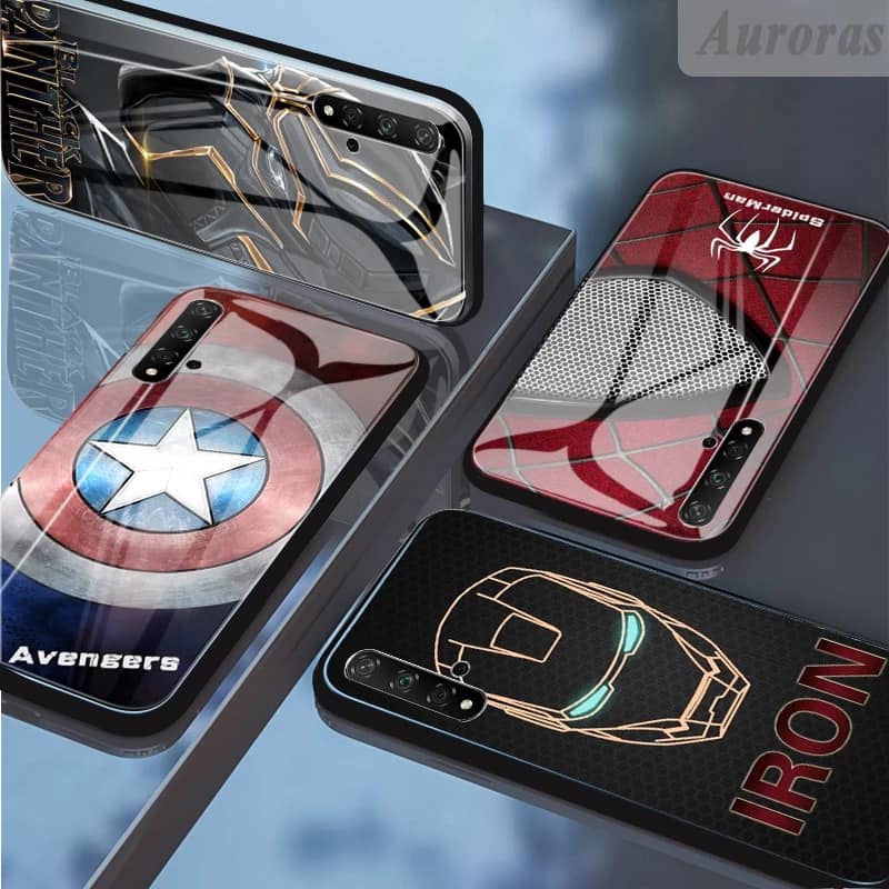 Case Huawei Nova 5T / Pre-order * เคสกระจกนิรภัย สไตล์Graffiti Street แผ่นหลัง + กรอบ TPU *