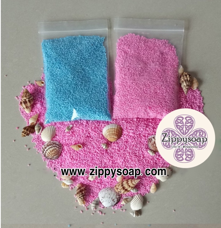 ทรายสีฟ้า-สีชมพู ขนาด140g 006721