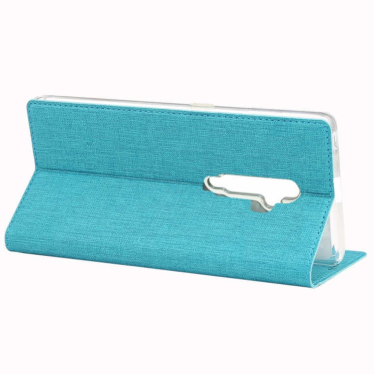 Case OPPO Reno 2F / Pre-Order * VILI DMX Cross Texture เคสแม่เหล็กแนวนอนพลิกกันกระแทก TPU + หนัง PU ช่องบัตร *