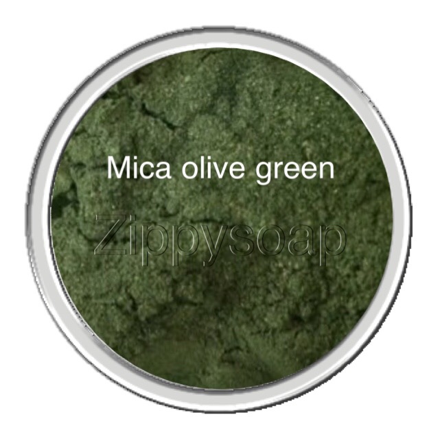 Mica สีเขียวมะกอก Olive Green 30g (MDP)