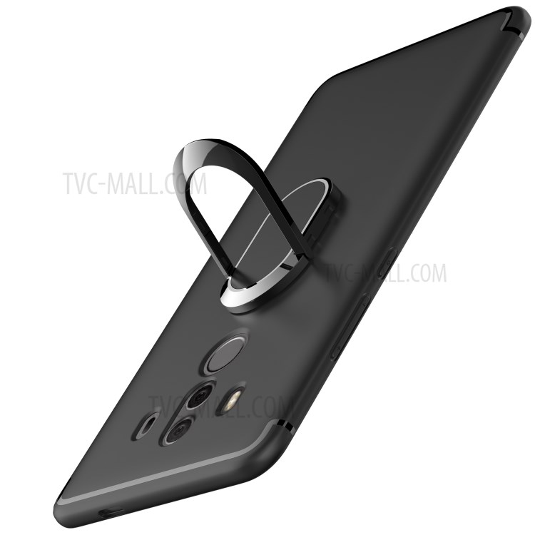 Case Huawei Mate 10 Pro / Pre-order * เคสแม่เหล็กแหวนนิ้วมือขา Matte TPU *