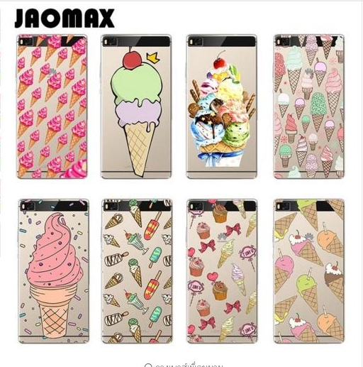 Case Huawei P10 / Pre-order * เคส TPU นุ่ม พิมพ์ลายไอศครีม น่ารักๆ *