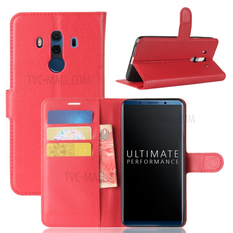 Case Huawei Mate 10 Pro / Pre-order * เคสผิวลิ้นจี่เคสหนัง ช่องใส่การ์ด 3 ช่อง *