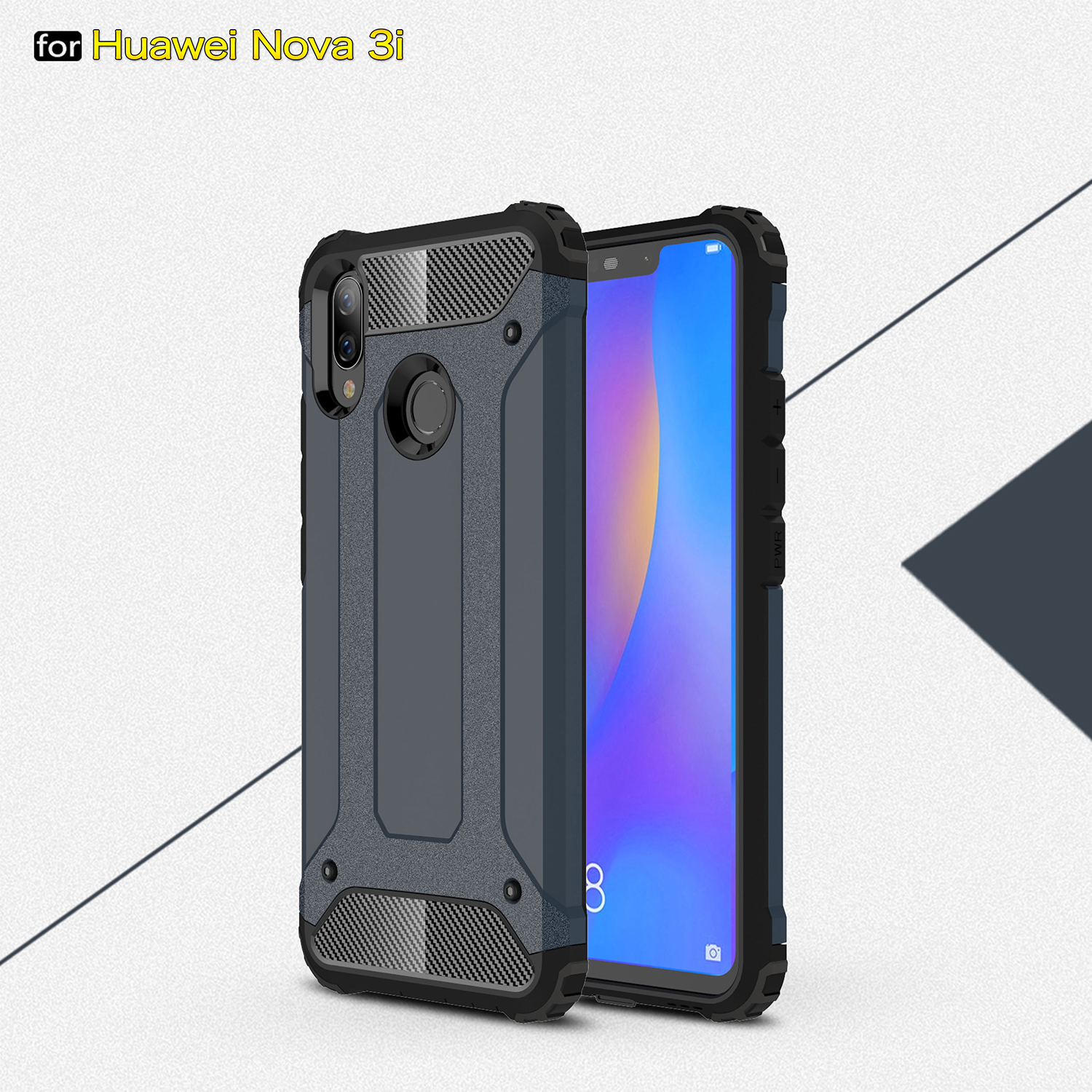 Case Huawei Nova 3i / Pre-Order * เคส TPU Combo ไฮบริด TPU และวัสดุพลาสติก *