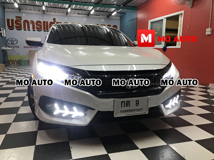 ไฟ Daylight CIVIC FC ทรง Lambo Style