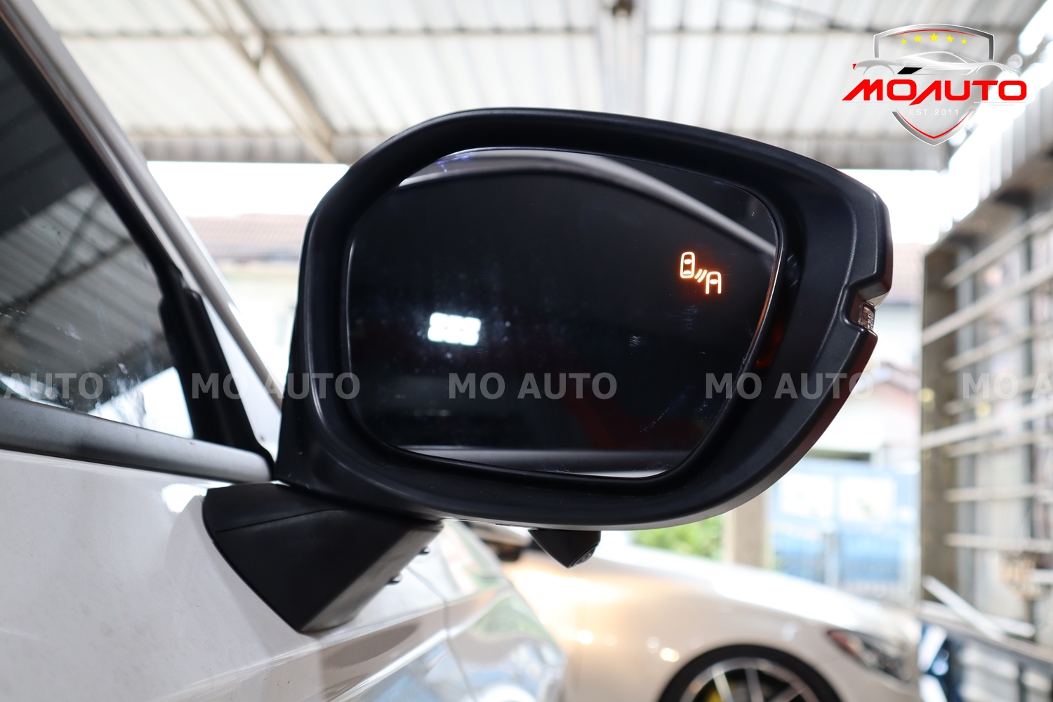 ชุดกระจกช่วยเตือนมุมอับสายตา V1 ( BSD ) CIVIC FE / FE e:HEV