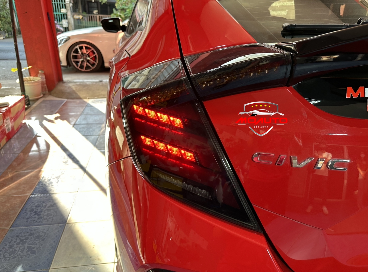 ไฟท้าย LED CIVIC FK ทรง Mugen Style V2