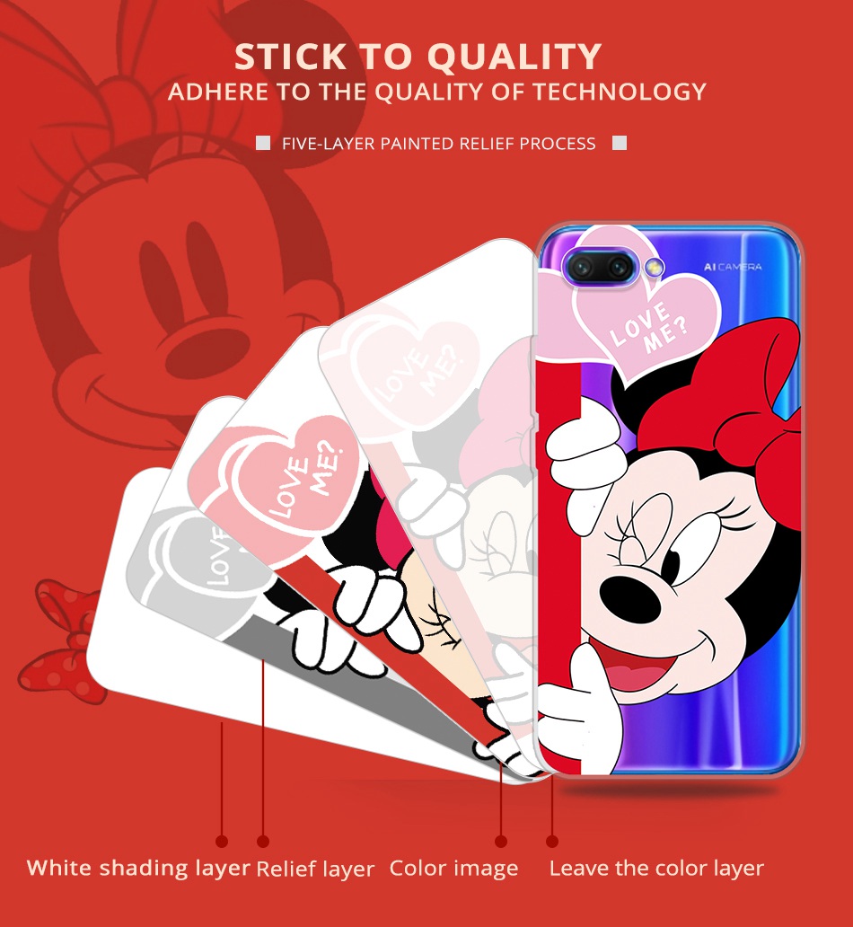 Case Huawei Y9 / Pre-order * เคสซิลิคอนการ์ตูนTPU Softปกหลังมิกกี้เม้า มินนี้เม้าน่ารัก *