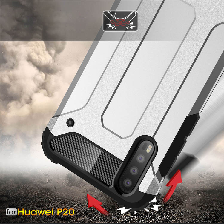 Case Huawei P20 / Pre-order * เคส TPU Combo ไฮบริด TPU และวัสดุพลาสติก *