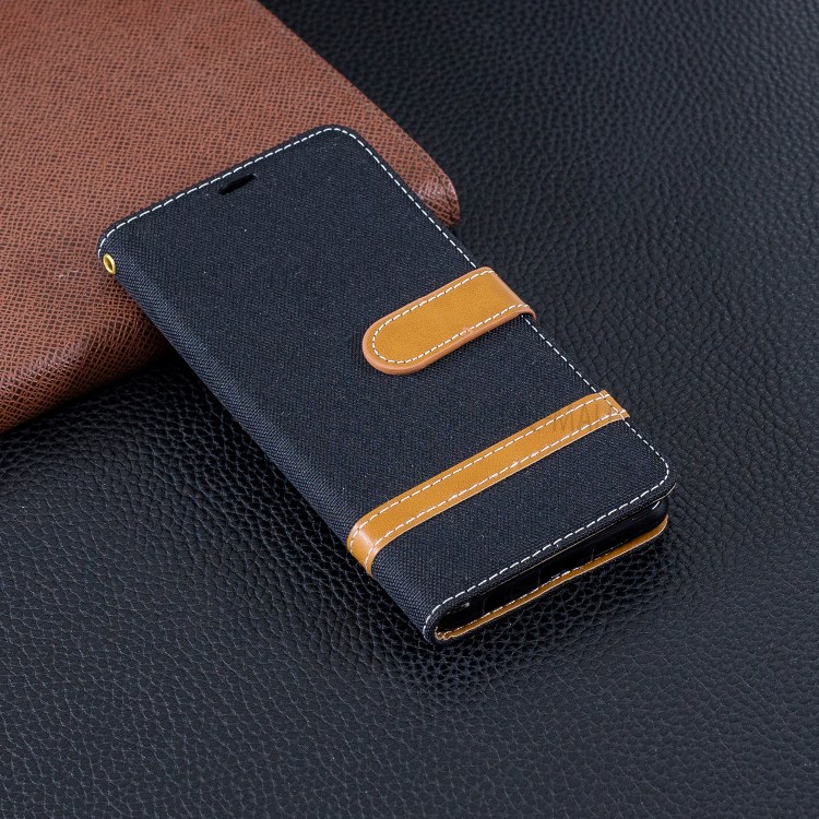 Case Huawei P30 / Pre-Order * เคสสีทูโทน ผ้า Jean หนัง PU *