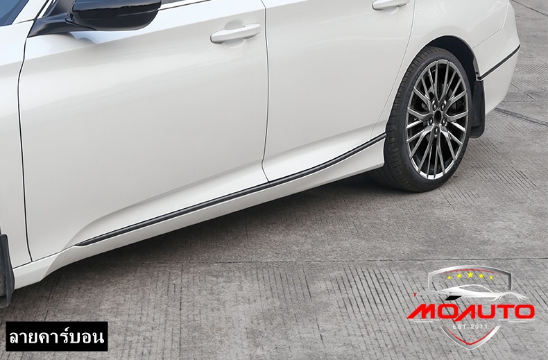 ขอบข้างประตู ดำเงา คาร์บอน ACCORD G10