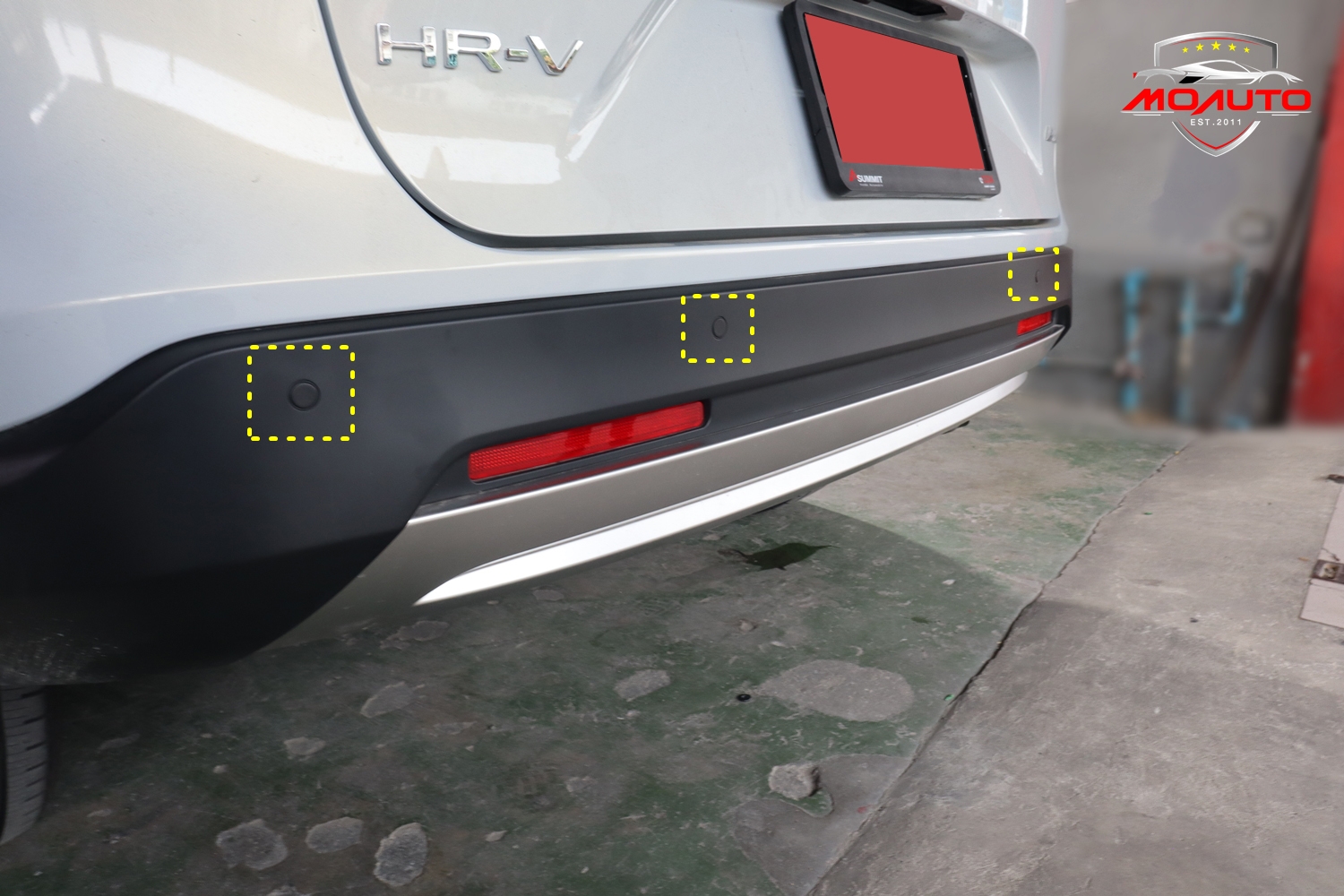 เซ็นเซอร์ถอยหลัง 4 จุด แบบยุโรป New HONDA HR-V 2021-2025