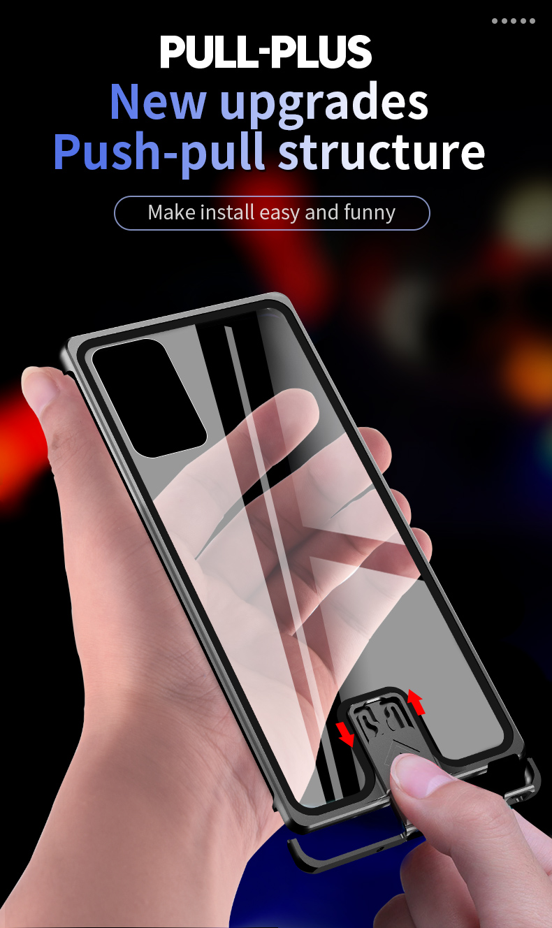 Case Samsung Galaxy Note 20/Note 20 5G / Pre-Order * Leshield Series กรอบโลหะ + เคสโทรศัพท์กระจกนิรภัย *
