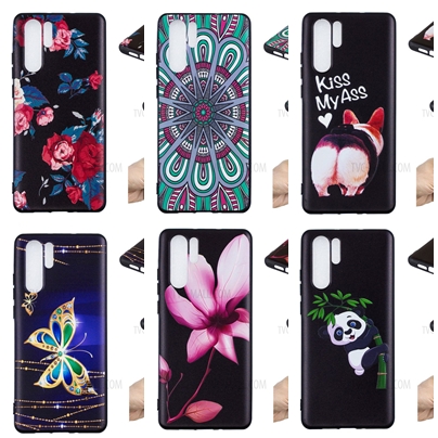 Case Huawei P30 Pro # Pre-Order * เคส TPU Soft Cover ลายนูนฝีมือการนำเสนอรูปแบบที่สดใส *