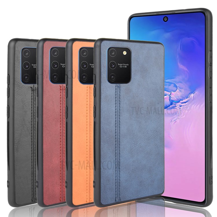 Case Samsung Galaxy S10 Lite / Pre-Order * เคสหนัง PU เคลือบ PC + TPU การออกแบบเส้นเย็บที่เป็นเอกลักษณ์ *