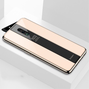 Case OPPO Reno / Pre-order * Electroplated TPU Edge + Plexiglass PC Back Hybrid ปกโทรศัพท์ *