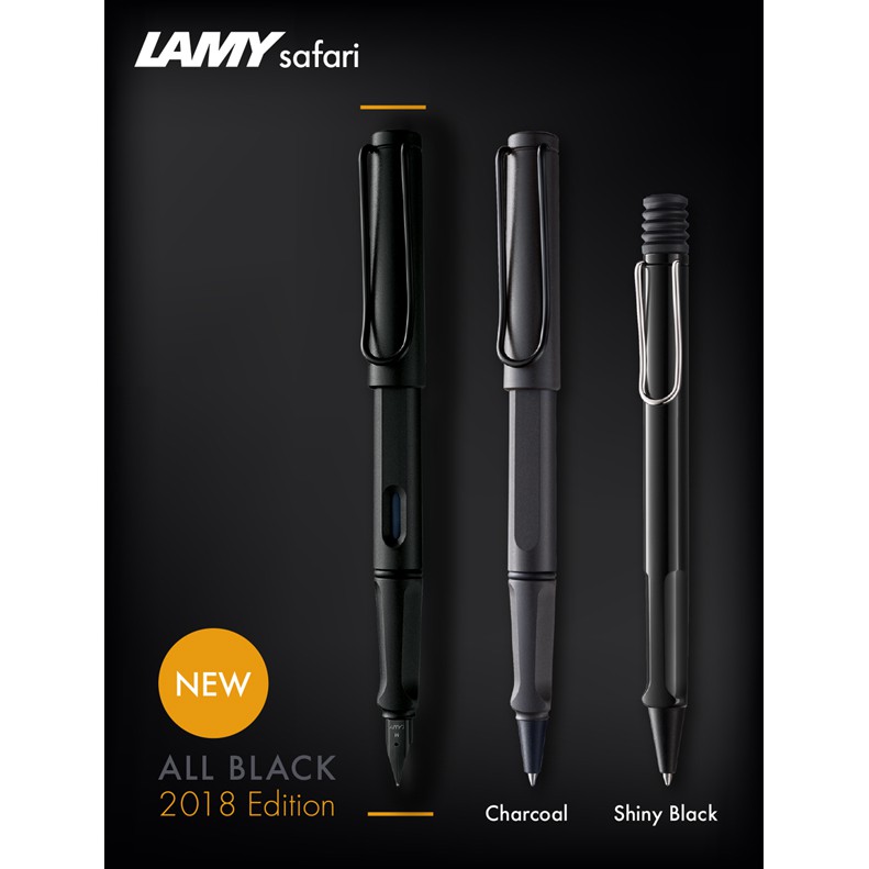 LAMY safari rollerball pens All black 2018 limited edition