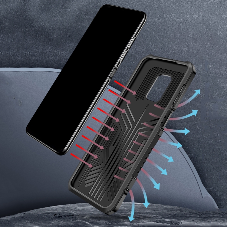 Case Xiaomi Mi 10T Pro 5G / Pre-order * เกราะนักรบกันกระแทก PC + TPU เคสป้องกันเข็มขัดคลิปขาตั้งพลาสติก + TPU HYBRID Protector *