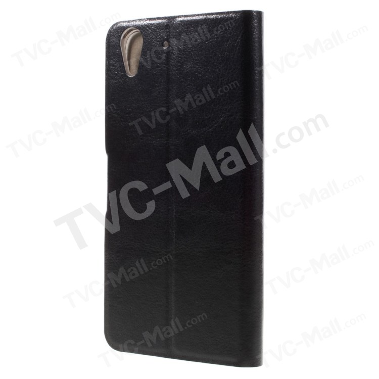 Case Huawei Y6ii / Pre-order * เคสหนัง PU ผิวเนื้อม้าเรียบเมื่อสัมผัส ด้านหน้าฝังด้วยแผ่นเหล็กที่แข็งแกร่ง *